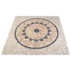 vidaXL Mozaīkas flīzes ar saulespuķu rakstu Daudzkrāsains 120 x 120 cm