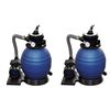 vidaXL baseina sūkņi ar smil&scaron;u filtru, 2 gab., 400 W, 11000 l/h