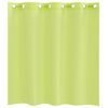 vidaXL Voile aizkari ar starplikām 2 gab Apple Green 140x140 cm