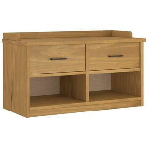 vidaXL gaiteņa sols SANDNES 87x40x50 cm masīvkoka priede