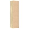 vidaXL augstais skapītis, ozolkoka, 45x42,5x185 cm, inženierijas koks