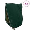 vidaXL Salu aizsargājo&scaron;ie augu plēves pārklāji 3 pcs Zaļa 3,5 x 2,5 m
