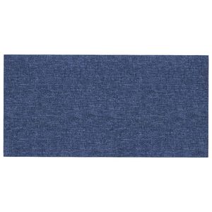 vidaXL Sienas galvgals 12 gab. 60 x 30 cm Zila audums