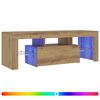 vidaXL TV skapītis ar LED lampiņām, 120x36,5x40 cm, inženierijas koks