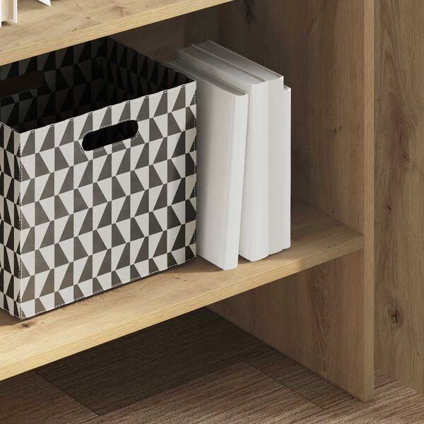 vidaXL Grāmatplaukts Artisānā ozols 60 x 35 x 180 cm Inženierijas koks