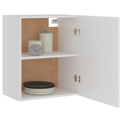 vidaXL virtuves skapītis, balts, 50x31x60 cm, skaidu plāksne