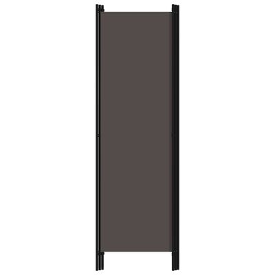 vidaXL 3-paneļu istabas aizslietnis, antracītpelēks, 150x180 cm