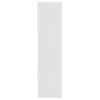 vidaXL skapis, balts, 100x50x200 cm, inženierijas koks