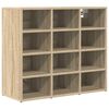 vidaXL Apavu skapis 77,5 x 30 x 67 cm Inženierijas koks Sonomas ozols