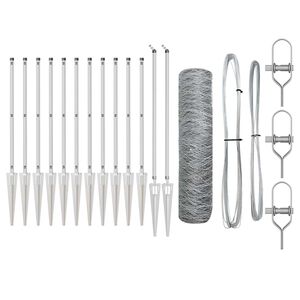 vidaXL Žoga āķis Sudraba