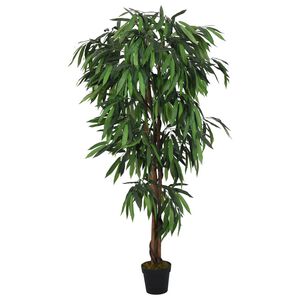 vidaXL mākslīgais mango koks, 300 lapas, 80 cm, zaļ&scaron;