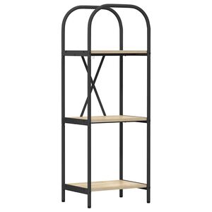 vidaXL Grāmatu plaukts 3 līmeņi 40 x 30 x 109 cm Inženierijas koks