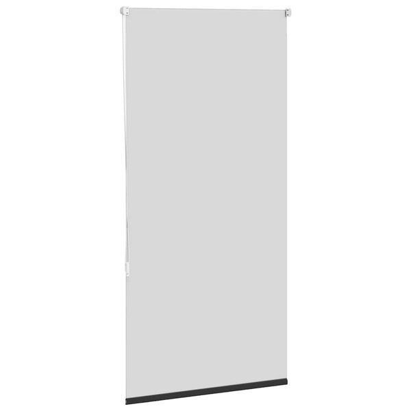 vidaXL rullo žalūzija melna 75x150 cm auduma platums 70,7cm poliesters