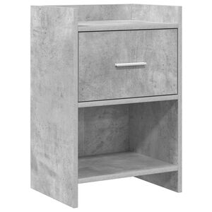 vidaXL Nakts skapī&scaron;i Betona pelēks 40 x 30 x 60 cm Inženierijas koks