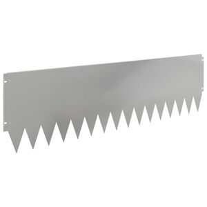 vidaXL Zāliena Apmale 20 gab. 103 x 30 cm Tērauds Sudraba