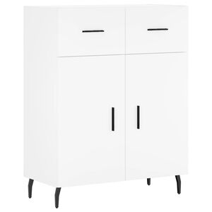 vidaXL kumode, balta, 69,5x34x90 cm, inženierijas koks