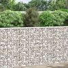 vidaXL gabions, augstā puķu kaste, cinkots tērauds, 100x20x100 cm