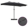 vidaXL Dārza parasols Antracīts 385 x 209 x 244 cm Poliesters