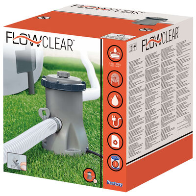 Bestway Flowclear baseina filtra sūknis, 330 gal
