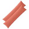 vidaXL Spilvenu pārvalks 2 pcs ALMELO Sarkans oranžs 40 x 145 cm