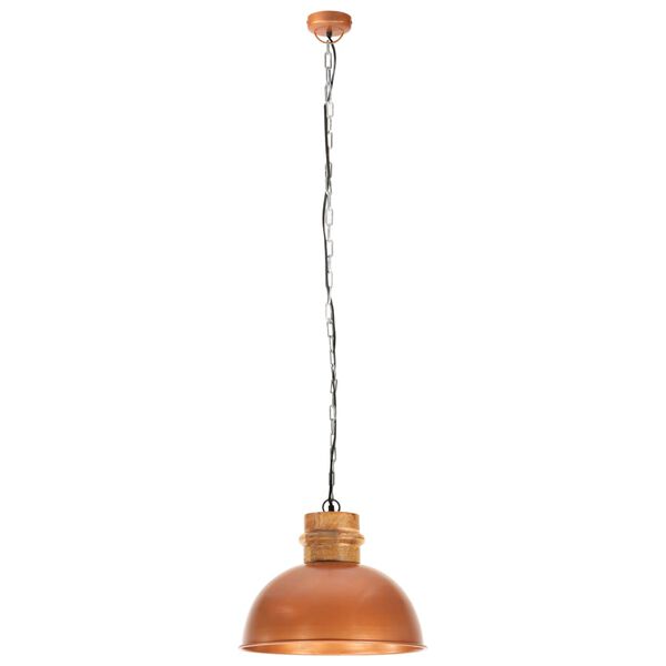 vidaXL griestu lampa, industriāls dizains, vara krāsā, 42 cm, E27