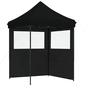 vidaXL Balles telts 200 x 200 x 306 cm Melns Oksforda audums