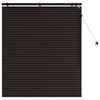 vidaXL Venēcijas žalūzija Tum&scaron;i brūna 120 x 130 cm 35 mm