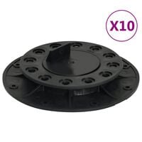 vidaXL montāžas pēdas grīdas ieklāšanai, 10 gab., 20-30 mm