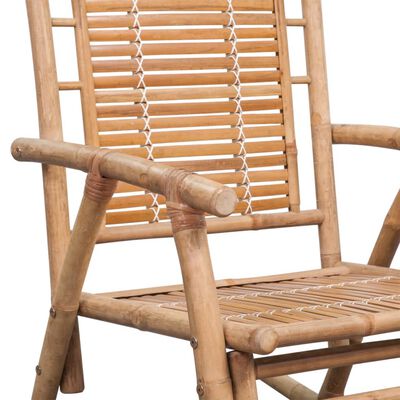 vidaXL bambusa šūpuļkrēsls