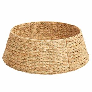 vidaXL Ziemassvētku koka apmale Brūna 75 x 75 x 25 cm Ūdens hiacintes