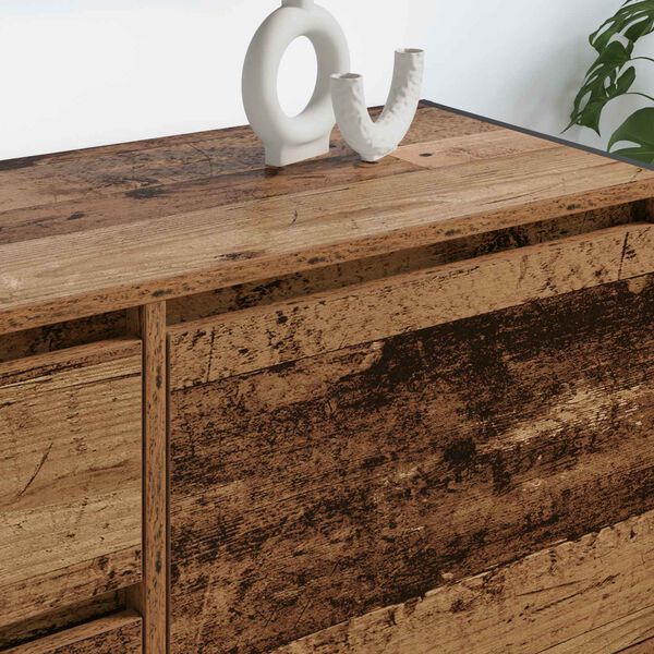 vidaXL Televizora skapī&scaron;a ar atvilktni Vecs koks 100 x 36 x 49.5 cm