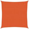 vidaXL saulessargs, 160 g/m&sup2;, 2x2 m, oranžs HDPE