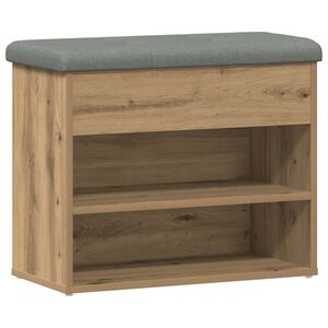 vidaXL Apavu sols Artisan Oak 62x32x50 cm Engineered Wood