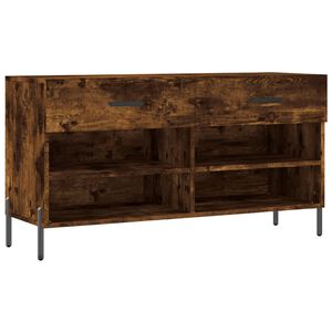 vidaXL apavu skapītis, koka krāsa, 102x35x55 cm, inženierijas koks
