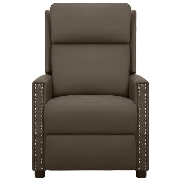 vidaXL elektrisks masāžas krēsls, pelēka mākslīgā āda