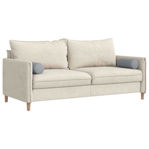 vidaXL Spilveni 2 pcs Gai&scaron;i pelēks &Oslash; 15 x 40 cm audums