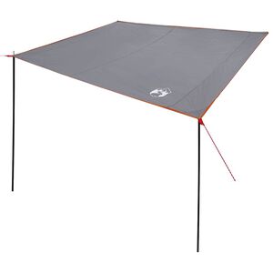 vidaXL Karavānas Markīze personai 240 x 460 cm Pelēka un oranža tafta