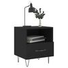 vidaXL naktsskapī&scaron;i, 2 gab., melni, 40x35x47,5 cm, inženierijas koks