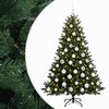 vidaXL Mākslīgā Ziemassvētku egle ar bumbiņu 240 cm 300 LED