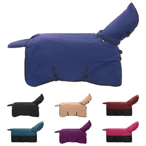 vidaXL Zirgu sega Tum&scaron;i zaļa un melna 165 cm Poliesters