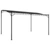 vidaXL nojume, antracītpelēka, 4x3 m, 180 g/m&sup2;, audums un tērauds