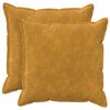 vidaXL Spilvenu pārvalks 2 gab. HOUTEN Dzeltena 65 x 65 cm