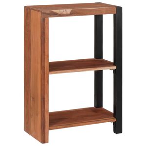 vidaXL Grāmatu plaukts Brūna 50 x 30 x 75 cm Cietā akācijas koks