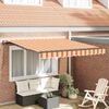 vidaXL Izvelkams jumtiņ&scaron; Dzeltena un oranža 350 x 250 cm