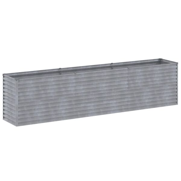 vidaXL augstā dārza puķu dobe, 291x50x69 cm, kortēna tērauds