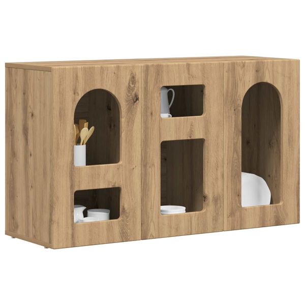 vidaXL Puse Artisānā ozols 100 x 35 x 59 cm Inženierijas koks