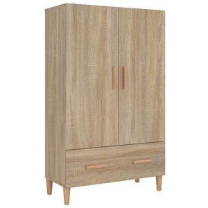 vidaXL augstais skapītis, ozola krāsa, 70x31x115 cm, inženierijas koks
