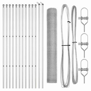vidaXL Žoga āķis Sudraba