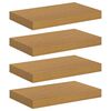 vidaXL Sienas plaukts 4 gab. Bē&scaron;a 40 x 23,5 x 3,8 cm Inženierijas koks