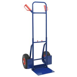 vidaXL Iztiepjams rokas ratiņ&scaron; Zila un sarkana 49,5 x 53 x 114 cm